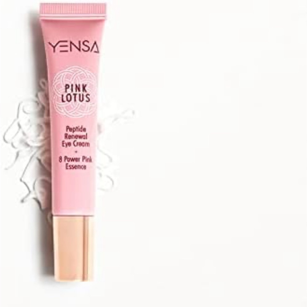 New in Box Yensa Pink Lotus Peptide Renewal Eye Cream .5 oz